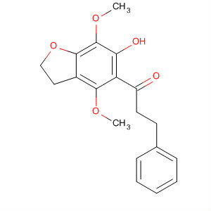 602305-04-4  1-Propanone,1-(2,3-dihydro-6-hydroxy-4,7-dimethoxy-5-benzofuranyl)-3-phenyl-
