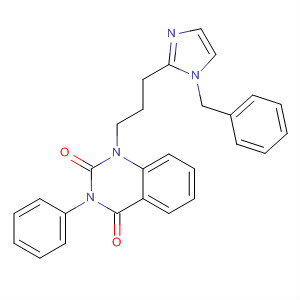 602334-42-9  2,4(1H,3H)-Quinazolinedione,3-phenyl-1-[3-[1-(phenylmethyl)-1H-imidazol-2-yl]propyl]-