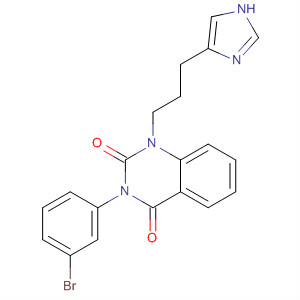 602334-59-8  2,4(1H,3H)-Quinazolinedione,3-(3-bromophenyl)-1-[3-(1H-imidazol-4-yl)propyl]-