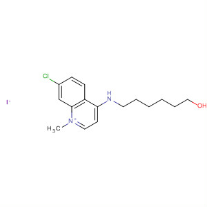 60297-26-9  Quinolinium, 7-chloro-4-[(6-hydroxyhexyl)amino]-1-methyl-, iodide