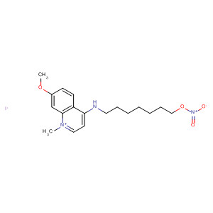 60297-33-8  Quinolinium, 7-methoxy-1-methyl-4-[[7-(nitrooxy)heptyl]amino]-, iodide