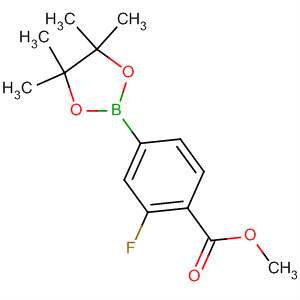 Benzoic acid,2-fluoro-4-(4,4,5,5-tetramethyl-1,3,2-dioxaborolan-2-yl)-,methyl ester