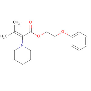 60359-47-9  1-Piperidineacetic acid, a-(1-methylethylidene)-, 2-phenoxyethyl ester