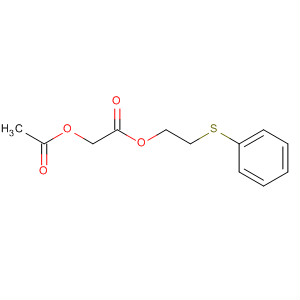 60359-70-8  Acetic acid, (acetyloxy)-, 2-(phenylthio)ethyl ester