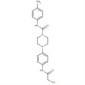 603964-85-8  1-Piperazinecarboxamide,4-[4-[(mercaptoacetyl)amino]phenyl]-N-(4-methylphenyl)-