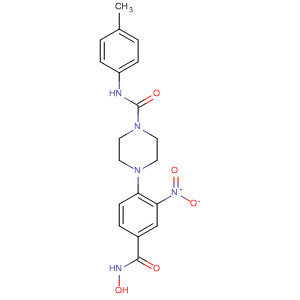 603964-92-7  1-Piperazinecarboxamide,4-[4-[(hydroxyamino)carbonyl]-2-nitrophenyl]-N-(4-methylphenyl)-