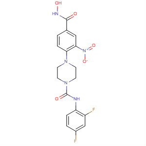 603964-94-9  1-Piperazinecarboxamide,N-(2,4-difluorophenyl)-4-[4-[(hydroxyamino)carbonyl]-2-nitrophenyl]-