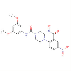 603964-98-3  1-Piperazinecarboxamide,N-(3,5-dimethoxyphenyl)-4-[2-[(hydroxyamino)carbonyl]-4-nitrophenyl]-