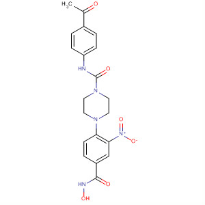 603965-02-2  1-Piperazinecarboxamide,N-(4-acetylphenyl)-4-[4-[(hydroxyamino)carbonyl]-2-nitrophenyl]-