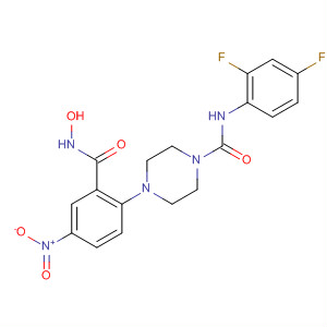 603965-04-4  1-Piperazinecarboxamide,N-(2,4-difluorophenyl)-4-[2-[(hydroxyamino)carbonyl]-4-nitrophenyl]-