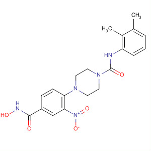 603965-08-8  1-Piperazinecarboxamide,N-(2,3-dimethylphenyl)-4-[4-[(hydroxyamino)carbonyl]-2-nitrophenyl]-