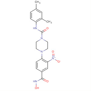603965-12-4  1-Piperazinecarboxamide,N-(2,4-dimethylphenyl)-4-[4-[(hydroxyamino)carbonyl]-2-nitrophenyl]-