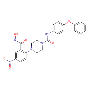 603965-14-6  1-Piperazinecarboxamide,4-[2-[(hydroxyamino)carbonyl]-4-nitrophenyl]-N-(4-phenoxyphenyl)-