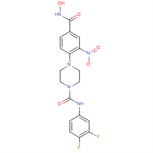 603965-16-8  1-Piperazinecarboxamide,N-(3,4-difluorophenyl)-4-[4-[(hydroxyamino)carbonyl]-2-nitrophenyl]-