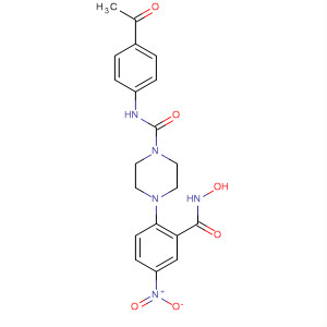 603965-24-8  1-Piperazinecarboxamide,N-(4-acetylphenyl)-4-[2-[(hydroxyamino)carbonyl]-4-nitrophenyl]-