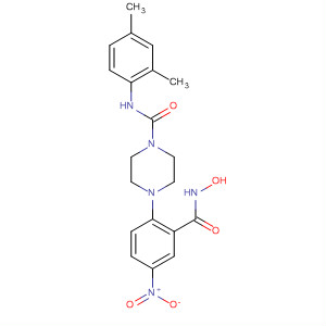 603965-34-0  1-Piperazinecarboxamide,N-(2,4-dimethylphenyl)-4-[2-[(hydroxyamino)carbonyl]-4-nitrophenyl]-