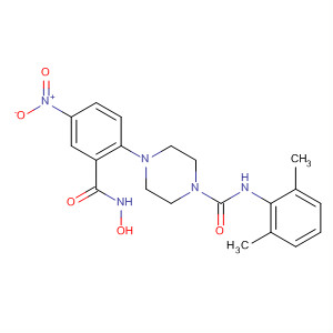 603965-36-2  1-Piperazinecarboxamide,N-(2,6-dimethylphenyl)-4-[2-[(hydroxyamino)carbonyl]-4-nitrophenyl]-