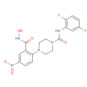 603965-38-4  1-Piperazinecarboxamide,N-(2,5-difluorophenyl)-4-[2-[(hydroxyamino)carbonyl]-4-nitrophenyl]-