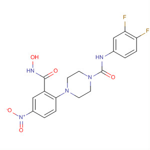 603965-44-2  1-Piperazinecarboxamide,N-(3,4-difluorophenyl)-4-[2-[(hydroxyamino)carbonyl]-4-nitrophenyl]-