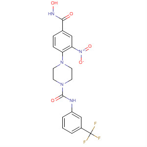 603965-46-4  1-Piperazinecarboxamide,4-[4-[(hydroxyamino)carbonyl]-2-nitrophenyl]-N-[3-(trifluoromethyl)phenyl]-