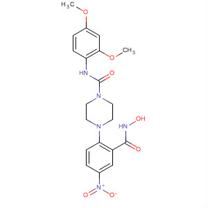 603965-48-6  1-Piperazinecarboxamide,N-(2,4-dimethoxyphenyl)-4-[2-[(hydroxyamino)carbonyl]-4-nitrophenyl]-