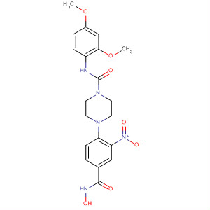 603965-52-2  1-Piperazinecarboxamide,N-(2,4-dimethoxyphenyl)-4-[4-[(hydroxyamino)carbonyl]-2-nitrophenyl]-