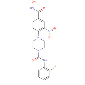 603965-59-9  1-Piperazinecarboxamide,N-(2-fluorophenyl)-4-[4-[(hydroxyamino)carbonyl]-2-nitrophenyl]-