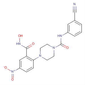 603965-63-5  1-Piperazinecarboxamide,N-(3-cyanophenyl)-4-[2-[(hydroxyamino)carbonyl]-4-nitrophenyl]-