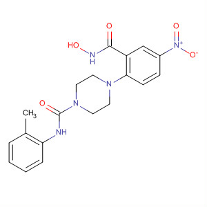 603965-67-9  1-Piperazinecarboxamide,4-[2-[(hydroxyamino)carbonyl]-4-nitrophenyl]-N-(2-methylphenyl)-
