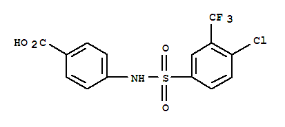 612041-77-7  Benzoicacid, 4-[[[4-chloro-3-(trifluoromethyl)phenyl]sulfonyl]amino]-