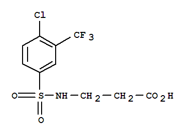 612043-43-3  b-Alanine,N-[[4-chloro-3-(trifluoromethyl)phenyl]sulfonyl]-
