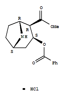 61585-22-6  8-Azabicyclo[3.2.1]octane-2-carboxylicacid, 3-(benzoyloxy)-, methyl ester, hydrochloride, (1R,2R,3S,5S)- (9CI)