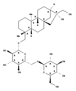 62421-30-1  b-D-Glucopyranoside, (4a)-16,17-dihydroxykauran-18-yl6-O-b-D-glucopyranosyl- (9CI)