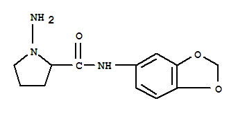 638207-57-5  2-Pyrrolidinecarboxamide,1-amino-N-1,3-benzodioxol-5-yl-
