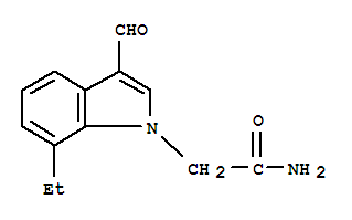 639810-79-0  1H-Indole-1-acetamide,7-ethyl-3-formyl-