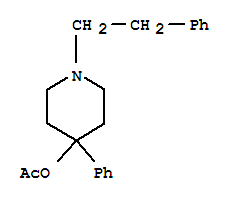 64-52-8  4-Piperidinol,4-phenyl-1-(2-phenylethyl)-, 4-acetate