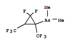 6430-24-6  Arsine,[2,2-difluoro-1,3-bis(trifluoromethyl)cyclopropyl]dimethyl-