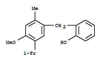64421-22-3  Phenol,2-[[4-methoxy-2-methyl-5-(1-methylethyl)phenyl]methyl]-