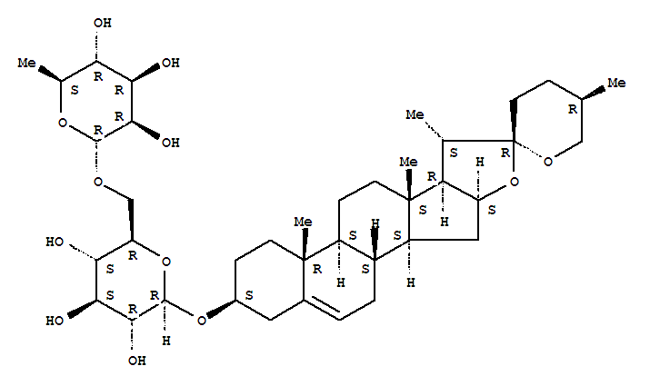 64652-16-0  b-D-Glucopyranoside, (3b,25R)-spirost-5-en-3-yl6-O-(6-deoxy-a-L-mannopyranosyl)-(9CI)