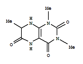 64724-40-9  2,4,6(3H)-Pteridinetrione,1,5,7,8-tetrahydro-1,3,7-trimethyl-