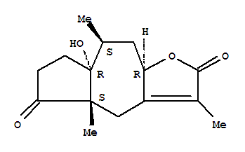 6617-09-0  Azuleno[6,5-b]furan-2,5-dione,4,4a,6,7,7a,8,9,9a-octahydro-7a-hydroxy-3,4a,8-trimethyl-, (4aS,7aR,8S,9aR)-