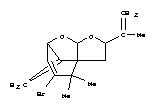 66347-80-6  8aH-3a,7-Methanofuro[2,3-b]oxepin,5-bromo-2,3,4,7-tetrahydro-4,4-dimethyl-9-methylene-2-(1-methylethenyl)-,[2R-(2a,3ab,7b,8aa)]- (9CI)