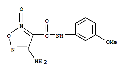 696607-74-6  1,2,5-Oxadiazole-3-carboxamide,4-amino-N-(3-methoxyphenyl)-, 2-oxide