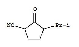 69843-83-0  Cyclopentanecarbonitrile,3-(1-methylethyl)-2-oxo-