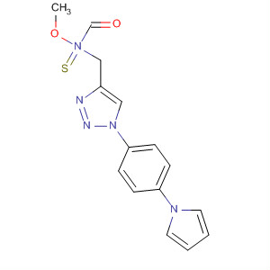 797783-88-1  Carbamothioic acid,[[1-[4-(1H-pyrrol-1-yl)phenyl]-1H-1,2,3-triazol-4-yl]methyl]-, O-methylester