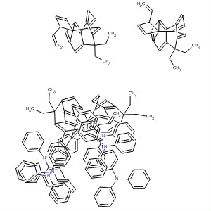 798544-07-7  Benzenamine,4,4',4'',4''',4'''',4'''''-[(9,9-diethyl-9H-fluorene-2,4,7-triyl)tris[2,1-ethenediyl(9,9-diethyl-9H-fluorene-4,2,7-triyl)di-2,1-ethenediyl]]hexakis[N,N-diphenyl-
