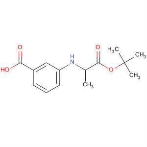 798552-07-5  Benzoic acid, 3-[[2-(1,1-dimethylethoxy)-1-methyl-2-oxoethyl]amino]-