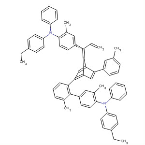 798558-36-8  Benzenamine,4,4'-[(3,3''-dimethyl[1,1':4',1''-terphenyl]-2',5'-diyl)di-2,1-ethenediyl]bis[N-(4-ethylphenyl)-2-methyl-N-phenyl-
