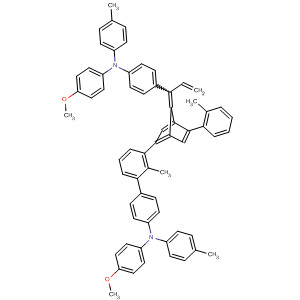 798558-38-0  Benzenamine,4,4'-[(2,2''-dimethyl[1,1':4',1''-terphenyl]-2',5'-diyl)di-2,1-ethenediyl]bis[N-(4-methoxyphenyl)-N-(4-methylphenyl)-