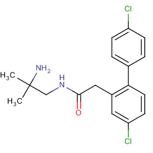 798572-78-8  Benzeneacetamide,N-(2-amino-2-methylpropyl)-4-chloro-a-(4-chlorophenyl)-